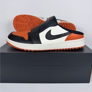 Mens Air Jordan Mule GOLF Shoe-Starfish/Sail/Black Size 8.5